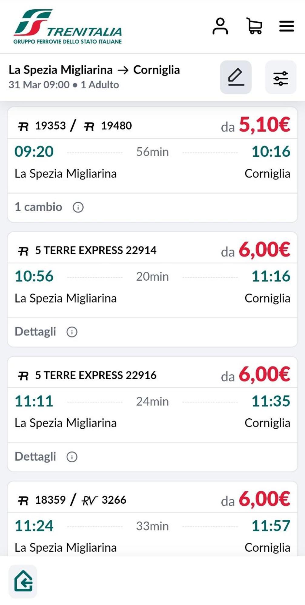 라스페치아 5 Terre Express Migliarina 아파트 외부 사진